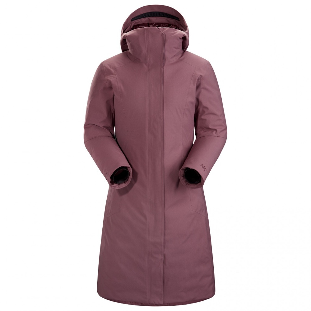 Arc'teryx Women's Centrale Parka Small Burgundy/Maroon GUC
